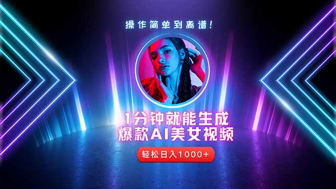 2025年最强副业:用AI做短视频,从零开始打造爆款账号!-项目吧