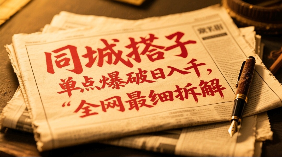 同城搭子群19.9单点爆破日入千，搭子组局月入万，全网最细拆解-项目吧