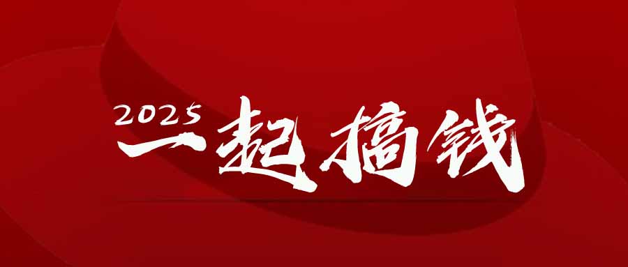 2025年,请“不择手段”去搞钱!-项目吧