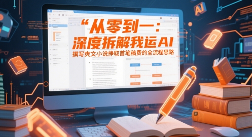 从零到一：深度拆解我运用AI撰写爽文小说挣取首笔稿费的全流程思路-项目吧