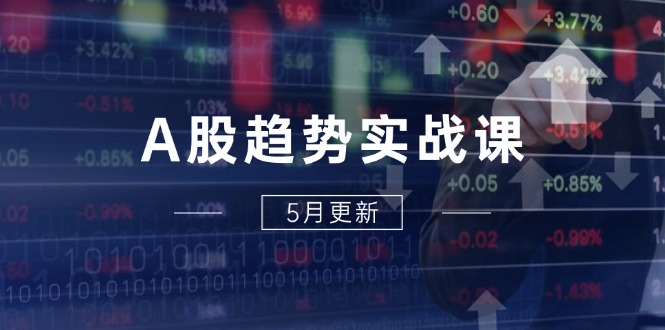 A股趋势实战课:主力动向+政策红利,2025全年策略5月更新-项目吧