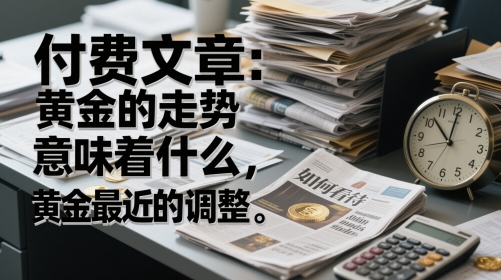 付费文章:黄金的走势意味着什么,如何看待黄金最近的调整-项目吧