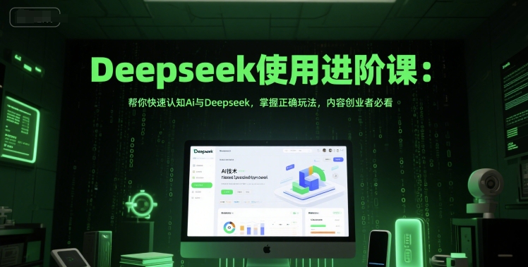 Deepseek使用进阶课:帮你快速认知Ai与Deepseek,掌握正确玩法,内容创业者必看-项目吧
