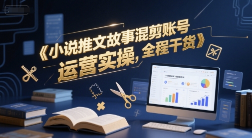 小说推文故事混剪账号运营实操，全程干货-项目吧