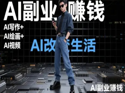 AI改变生活(Ai写作+AI绘画+Ai视频),AI副业挣钱-项目吧