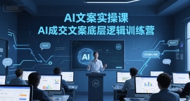 AI文案实操课，AI成交文案底层逻辑训练营-项目吧