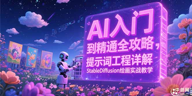 AI入门到精通全攻略,提示词工程详解,StableDiffusion绘画实战教学-项目吧