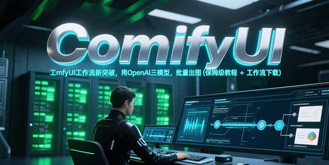 ComfyUI工作流新突破,用OpenAI三模型,批量出图(保姆级教程+工作流下载-项目吧