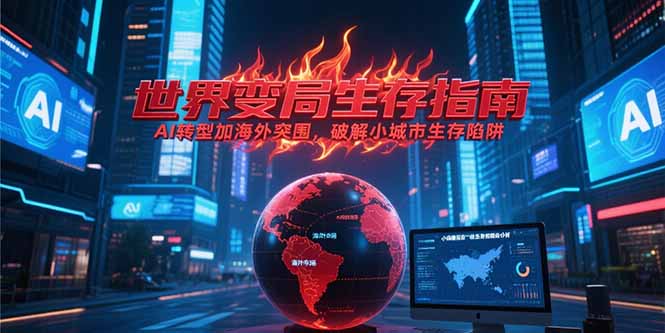 付费文章《世界变局生存指南，AI转型加海外突围，破解小城市生存陷阱》-项目吧