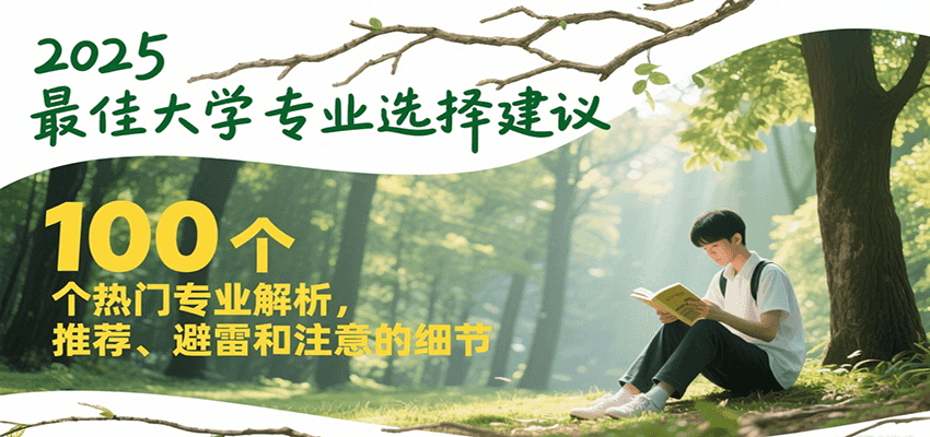 2025最佳大学专业选择建议，100个热门专业解析，推荐、避雷和注意的细节-项目吧