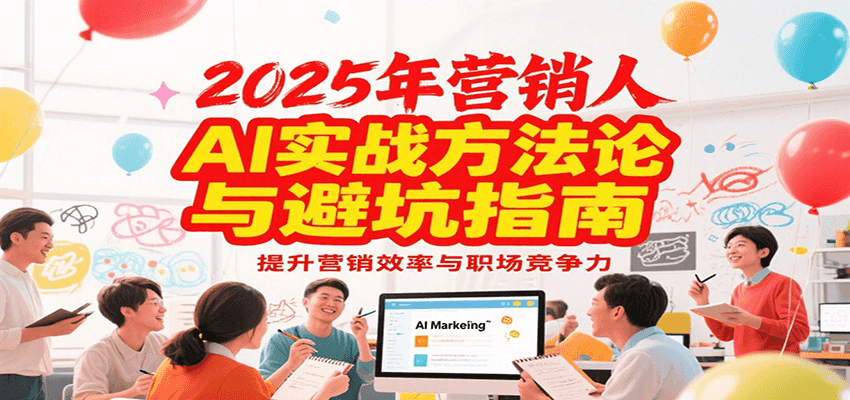 2025年营销实战方法论与避坑指南,利用AI提升营销效率与职场竞争力-项目吧