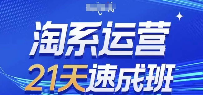 淘系运营21天速成班(更新25年7月),0基础轻松搞定淘系运营,不做假把式-项目吧