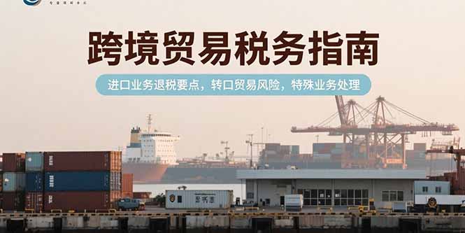 跨境贸易税务指南,进口业务退税要点,转口贸易风险,特殊业务处理-项目吧