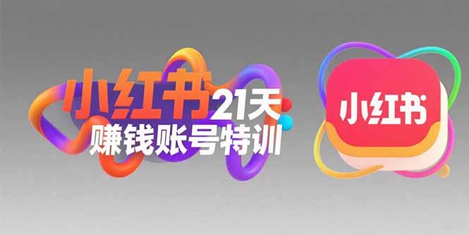 小红书21天赚钱账号特训:黄金定位技巧,高转粉文案创作,科学引流策略-项目吧