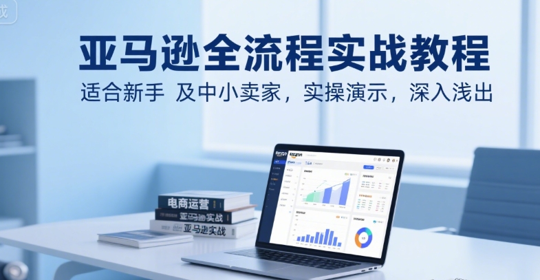 亚马逊全流程实战教程,适合新手及中小卖家,实操演示,深入浅出-项目吧
