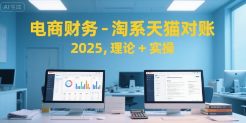 电商财务-淘系天猫对账2025,理论+实操-项目吧