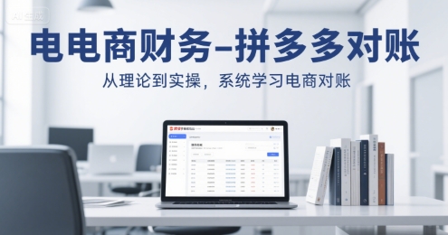 电商财务-拼多多对账,从理论到实操,系统学习电商对账-项目吧