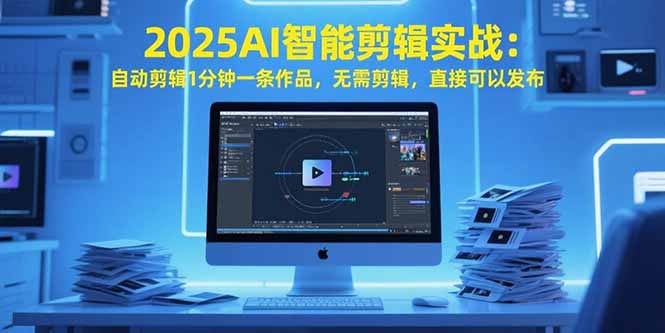 2025AI智能剪辑实战:自动剪辑1分钟一条作品,无需剪辑,直接可以发布-项目吧