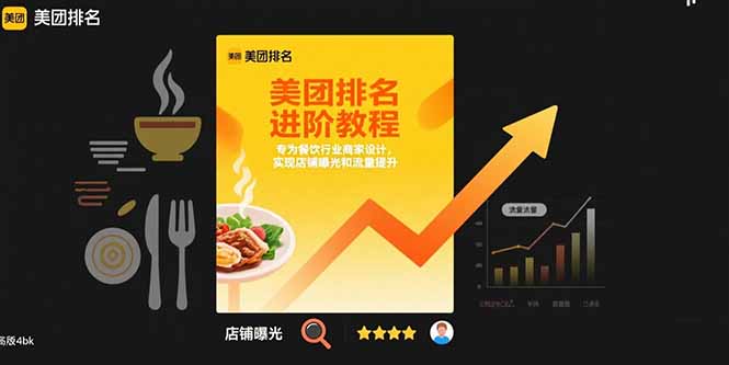 美团排名进阶教程:专为餐饮行业商家设计,实现店铺曝光和流量提升-项目吧