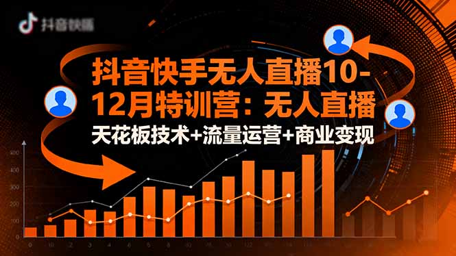 抖音快手无人直播10-12月特训营:无人直播天花板技术+流量运营+商业变现-项目吧