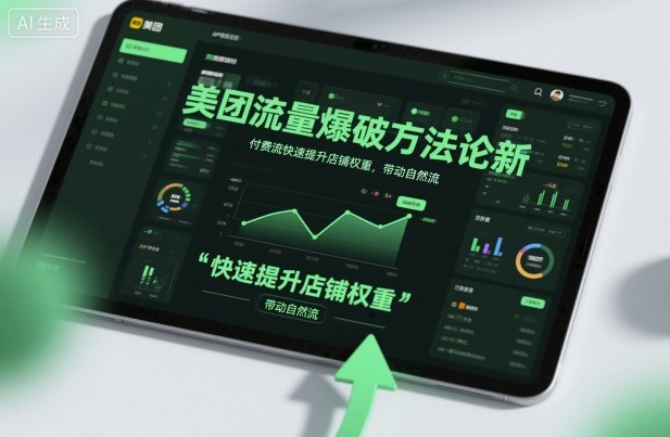 美团流量爆破方法论，付费流快速提升店铺权重，带动自然流-项目吧