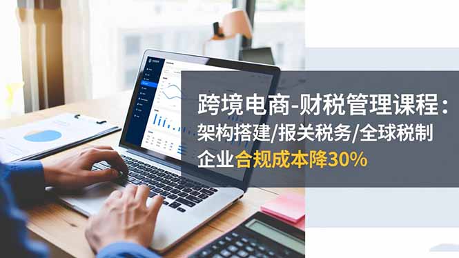 跨境电商-财税管理课程：架构搭建/报关税务/全球税制，企业合规成本降30%-项目吧