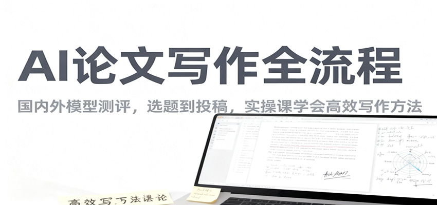 AI论文写作全流程,国内外模型测评,选题到投稿,实操课学高效写作方法-项目吧